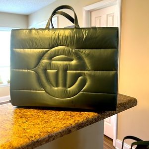 Large Green Telfar Puff Shopper